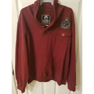 Mens USA Rugby Maroon Pullover Sweater Size XL